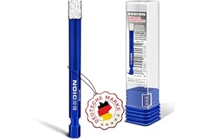 SEDION ® Fliesenbohrer 8mm Sechskant E 6.3 - Bohrer zum Bohren von harte Fliesen - Diamantbohrer 8 mm - Sedion Premium Qualität hochwertige Diamanten - kompatibel mit Bosch Makita u.v.m. Bohrmaschinen
