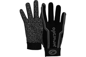 Optimum Velocity Guantes de Rugby Junior, Unisex Juventud