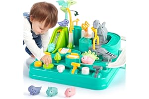 SYHLN Car Adventure Toys for 3 Year Old Boys,Race Track Toys with 3 Mini Cars for 3 4 5 6 Years Old Boys Girls,Preschool Educational Montessori Toys for Toddlers,Gifts for 3 4 5 6 Year Old Boys Girls