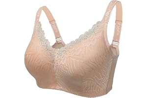 Sendyou ES66 Sostén con Bolsillos para Mujer Brasier mastectomía para protesis de Mama Hermoso Encaje