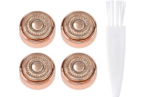 BOEEA Generation 2 Replacement Heads for Flawless Facial Hair Remover, Replacement Heads for Finishing Touch Flawless Facial Hair Remover Gen 2,Facial Hair Remover Heads with Cleaning Brush for Women,4 Pack