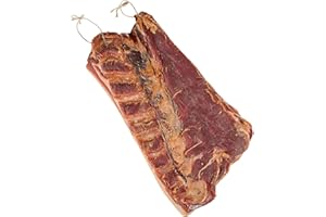 ‎LEFFIS Leffis DER BAUERNSPECK aus Nordhessen | Landfleischerei Leffringhausen | Geräucherter Speck Schweinespeck Schinken Speck am Stück (1200 g)