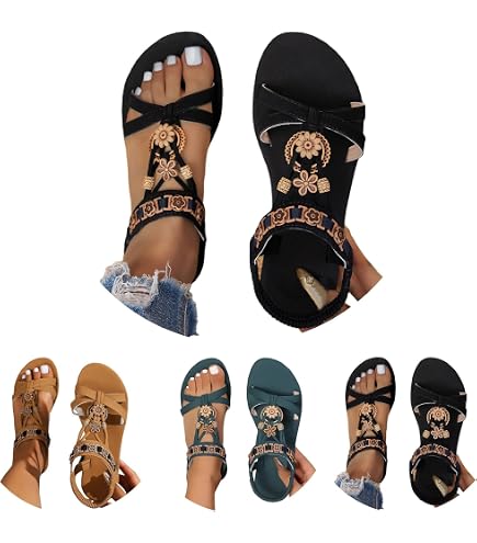 Sandales Compensées Femme Orthopédiques Bout Ouvert - Chaussures Plage Été Respirantes