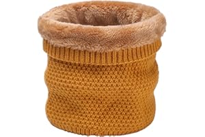 ChamRet Schlauchschal Herren Winter Loop Schal Damen Winter Halsschlauch Dick Nackenwärmer Halswärmer mit Fleece Sport Gamaschenmaske Strickschal für Motorrad Fahrrad Ski