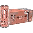 Monsters Energy Drink Ultra Peachy Keen Sugar Free Refreshing Peach Taste Each 500ml (Pack of 6) (Imported USA)