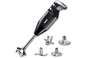 bamix stavmixer set M350 MAXX inkl. multifunktionskniv, Kött- och grönsakskniv, Visp, Slagskiva av rostfritt stål, 350 watt