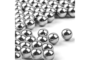 Pretwad 225 Stück Farbrührkugeln,4 mm/0,16 Zoll Rührkugeln,Mischkugeln,Paint Agitator Bälle aus Edelstahl,Nagellack Rührmetallkugeln zum Mischen von Nagellack Farbflaschenperlen