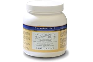 VANTERRE - v a n t e r r e - 750g Premium Natur-Zeolith-Klinoptilolith Pulver 12 µm Wide Range Vermahlung, Tribomechanisch mikronisiert