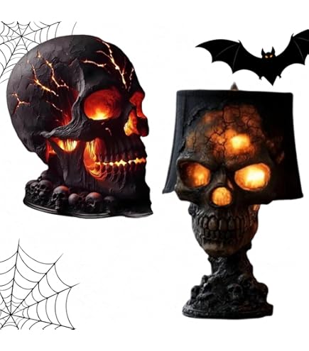 Nemesis Now Atrocity 37.5cm Light White, Wood, 40 W : Amazon.co.uk