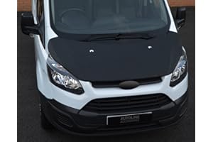 ALVM PARTS & ACCESSORIES Sujetador de capó delantero negro/protector para Transit Custom (2012-17)