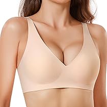 Jiuday Nahtloser BH Ohne Bügel - Starker Halt Für Große Brüste