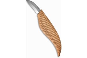 BeaverCraft Whittling Knife C2 6.5" Whittling Knife for Fine Chip Carving Wood and General Purpose Wood Carving Knife Bench Detail Carving Knife Carbon Steel and Whittling for Beginners