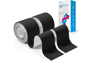 ‎YANGTSUNG Taśma kinezjologiczna YANGTSUNG, wodoodporna taśma sportowa 5 m x 5 cm, elastyczna terapeutyczna taśma sportowa do ćwiczeń, sportu i leczenia urazów