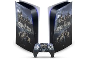 Head Case Designs Licenciado Oficialmente Harry Potter Castillo Gráficos Adhesivo Adhesivo de Vinilo Compatible con Sony Playstation 5 PS5 Digital Edition Console and DualSense Controller