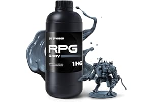 Phrozen RPG Resin | 3D Drucker Resin für SLA/DLP/LCD 3D Printer | 405nm Standard Photopolymer Druck Harz | Hohe Flexibilität und Detailgenauigkeit | ideal für RPG-Modelle - Grau (1kg)