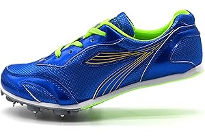 Zeihyeurus Leichtathletik Herren-Mittelstrecken-Laufschuhe Unisex-Leichtathletikschuhe Leichtathletik Spike Schuhe Track Spike Schuhe rutschfeste VerschleißFest Gelten Jungen MäDchen Damen Herren