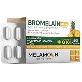 multibiotin Melamoon Bromelain, Konjak Glukomannan Kuersetin qenzim Q10 İ&ccedil;eren Kaps&uuml;l Takviye Edici Gıda 60 KAPS&Uuml;L