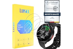 LUSEE Folia ochronna na wyświetlacz kompatybilna z Polar Pacer Pro/Polar Pacer Folia ochronna na wyświetlacz, folia pancerna [twardość 9H] [odporna na zarysowania] szkło hartowane HD folia ze szkła