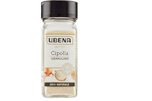UBENA, Cipolla Granulare, Ideale per Soffritti, Insaporire per Sughi, Salse e Piatti Salati, Formato Vasetto da 47 gr