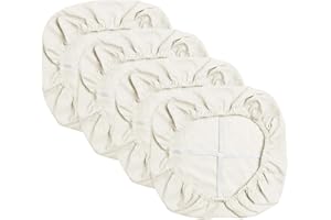 Yikko Coprisedili impermeabili per sedia a scacchi jacquard ekedalen, ad alta densità, per sala da pranzo, bar, decorazione per feste di matrimonio, elastico, lavabile, colore bianco