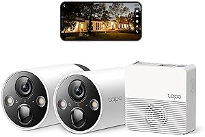 TP-Link Tapo C420S2 Überwachungskamera Aussen, 2K Hochauflösung, 5200mAh wiederaufladbarer Akku, Vollfarb-Nachtsicht, Intelligente Identifikation, microSD-Karte und Cloud-Speicher, 2-Cam-Set