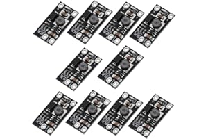 Heevhas 10PCS DC-DC Carte de module convertisseur élévateur Régulateur de tension Mini boosters 3,7 V à 5 V 8 V 9 V 12 V Ajustable Module d'alimentation pour module de tension électronique DIY