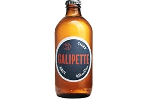 Galipette - Brut Dry Cider (12 x 330ml), 4.5% ABV, Hand-Picked French Apples, Slowly Fermented, Medium Strength, Balanced, Earthy Aroma, Vibrant Taste, Gluten Free, No Added Sugar, No Sweeteners