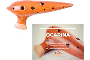 PLASCHKE INSTRUMENTS PLASCHKE Ocarina in Sol, Premium in terracotta, ceramica, fatto a mano dell`Alto Adige