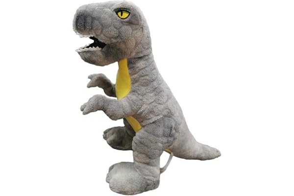 Barrado - Peluche Dinosaure Tyrannosaurus Rex - 30 Centimètres - Qualité Super Soft (Thor Gris 30 cm)