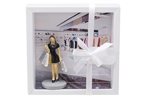 ZauberDeko Geldgeschenk Verpackung Shopping Gutschein Einkaufen Einkaufsgutschein Frau Geburtstag Weihnachten