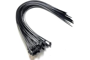 ON1SHELF Cable Ties - 920mm x 4.8mm - 36" Premium Tie Wraps - Extra Long Nylon Zip Ties (10, Black)