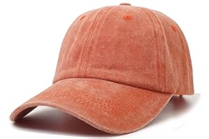 Liutufy Vintage Baseball Cap for Men & Women Washed Cotton Adjustable Sports Hat, Breathable Unisex Cap for Outdoor, Running, Golf (54-60cm)