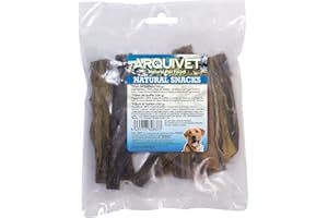 ARQUIVET Tripa de búfalo 100 gr - Snacks 100% Naturales para Perros - Premios, chuches, recompensas, golosinas, chucherías caninas - Ideales para la Limpieza Dental