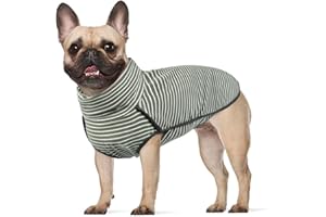 Hjyokuso Sweter polarowy dla psa – ciepły i lekki sweter z polaru – płaszcz piżamowy dla psa – jesienno-zimowy płaszcz na zimną pogodę – kurtka dla małych średnich szczeniąt