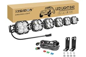 RIGIDON Barra Led Fuoristrada Con 12V DT Cablaggio Kit, 40 Pollici 102cm 180W 15000 LM Fari di Profondità, Luci di Lavoro Per Auto Camion UTE ATV Barca 4x4 Veicoli Off road, Impermeabile 6000K Bianca
