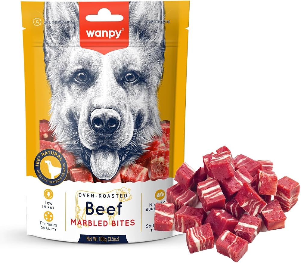 Wanpy Marbled Köpek Ödül Et Parçaları 100 Gr