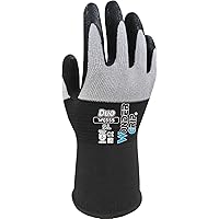 Wonder Grip WG-555 Duo - Arbeitshandschuh mit Nylonmaterial am Handrücken, Nitrilbeschichtung für extra Grip…