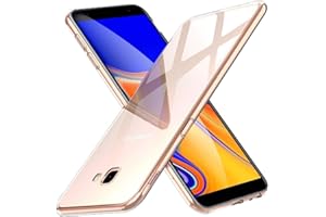 VERCO Mobile phone case for Samsung J4 Plus Case, mobile phone cover for Samsung Galaxy J4+ case transparent thin clear silicone, transparent