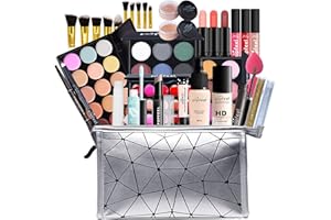 FantasyDay Kit de Maquillage Complet Coffret Ensemble-cadeau de Maquillage Xmas Makeup Gift Set avec Ombres Paupière, Rouge à Lèvre, Pinceaux, Bâton contour, Correcteur, Mascara, Fard à Joues, Poudre