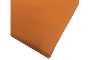 ‎KISSENFABRIK-JUWAN kissenfabrik-juwan Pflegeleichtes Sitzkissen Stuhlkissen Bankkissen 40x40cm Kunstlederbezug in Gastroqualität (orange)