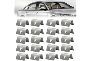 YISIFEINUO 20 Pcs Wind Deflectors Clips Stainless Steel Wind Rain Deflector Fitting Clips Compatible with Heko G3