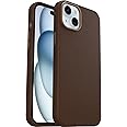 OtterBox Symmetry Series Cactus Leather MagSafe Case for iPhone 15 Plus, Shockproof, Drop proof, Protective Thin Case, 3x Tested to Military Standard, Brown