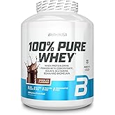 BioTechUSA 100% Pure Whey | Whey Protein Complex | With BCAA and L-Glutamine | Bromelain Enzymes | Low Sugar | Gluten Free |