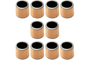 Othmro Sleeve Bearing 6mm Bore x 8mm OD x 8mm Length Plain Bearings Wrapped Oilless Bushings Pack of 10