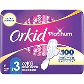 Orkid Platinum Hijyenik Ped Uzun Extra (Boy 3) 6 Adet Ped
