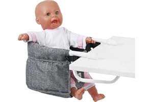 Bayer Chic 2000-Asiento de Mesa de muñecas, Color Vaqueros Gris (735-76)