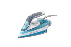 Braun Ferro da Stiro a Vapore TexStyle 5 SI 5078 con Tecnologia FreeGlide 3D, Punta di Precisione, Funzione Autopulente e Autospegnimento, Grigio