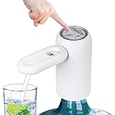 Konquer TimeS KTS Automatic Wireless Water Can Dispenser Pump 3rd Gen Dual Pump with 2.2L/Min Fast Flow, Foldable Spout & LED