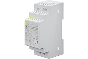 Alimentation sur rail DIN goobay 24V / 36 Watts - Pour transformateur de sonnette, systèmes de surveillance et d'accès, montage facile sur rail DIN, protection contre les surtensions, 74765