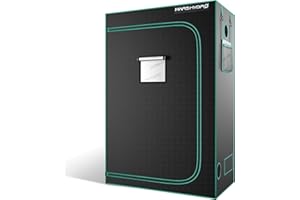 MARS HYDRO MARSHYDRO Tente hydroponique réfléchissante en Mylar 120 x 60 x 180 cm - Imperméable et à la lumière pour la culture de plantes d'intérieur